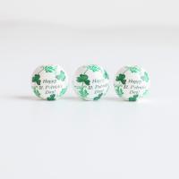 Perles d'espacement Bijoux, Schima Superba, DIY, vert, 16mm, Environ 100PC/sac, Vendu par sac