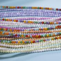 South Sea Shell Beads, Shell Pearl, Round, DIY, more colors for choice, nickel, lead & cadmium free, about:3-3.5mm, Approx 126PCs/Strand, Sold By Strand