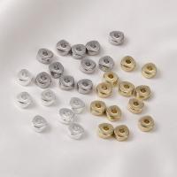 Brass Spacer Beads, plated, DIY, more colors for choice, nickel, lead & cadmium free, 6.60x2.90mm, Sold By PC
