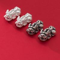 925 Sterling Silver Spacer Bead Fabulous Wild Beast plated DIY Approx 2.1mm Sold By PC