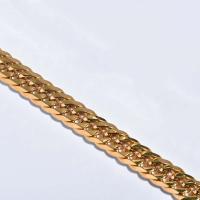 Titanstahl Halskette, Modeschmuck & für den Menschen, keine, frei von Nickel, Blei & Kadmium, 14mm, Länge:ca. 58 cm, verkauft von PC