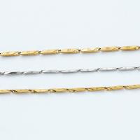 Titanstahl Halskette, Modeschmuck & unisex & verschiedene Größen vorhanden, keine, frei von Nickel, Blei & Kadmium, Länge:ca. 55 cm, verkauft von PC