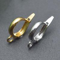 Brass Lever Back Earring Component, plated, DIY, more colors for choice, nickel, lead & cadmium free, 13x17mm, Sold By PC