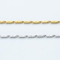 Titanstahl Halskette, Modeschmuck & unisex, keine, frei von Nickel, Blei & Kadmium, 3mm, Länge ca. 55 cm, verkauft von PC