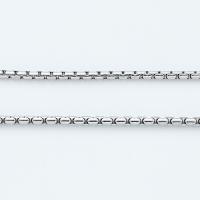 Collar de Acero Titanio, Partículas de acero, Joyería & unisexo & diverso tamaño para la opción, color original, libre de níquel, plomo & cadmio, longitud:aproximado 55 cm, Vendido por UD