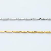Titan stål halsband, mode smycken & Unisex, fler färger för val, nickel, bly och kadmium gratis, 2.50mm, Längd Ca 55 cm, Säljs av PC