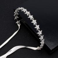 Headband Zinc Alloy fashion jewelry & for woman & with rhinestone silver color nickel lead & cadmium free Sold By PC
