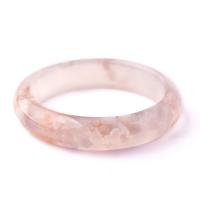 Cherry Blossom Agate Bangle, folk style & Unisex, Inner Diameter:Approx 58mm, Sold By PC