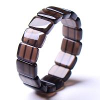 Obsidian Bracelet, Unisex & different size for choice, Inner Diameter:Approx 60mm, Sold By PC