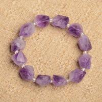 Amethyst Bracelet Unisex 13mm Length Approx 7 Inch Sold By PC