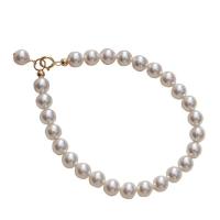 Smykke sæt, Glass Pearl, med Messing, 14K forgyldt, Naturligt & mode smykker & forskellige stilarter for valg & for kvinde, to forskellige farvede, Solgt af Strand