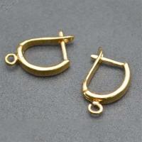 Brass Lever Back Earring Component, plated, DIY, more colors for choice, nickel, lead & cadmium free, 13x20mm, Sold By PC