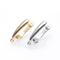 Brass Lever Back Earring Component, plated, DIY, more colors for choice, nickel, lead & cadmium free, 12x18mm, Sold By PC