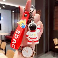 Zinc Alloy Key Clasp with Soft PVC Astronaut cute & multifunctional & Unisex nickel lead & cadmium free Sold By PC
