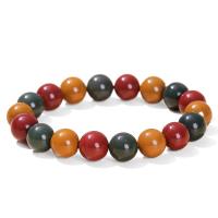 Agate Jewelry Bracelet, Alexa Agate, Round, polished, fashion jewelry & Unisex & different size for choice, mixed colors, Length:Approx 18 cm, Sold By PC