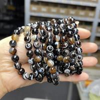Agate smykker armbånd, Runde, poleret, mode smykker & Unisex & forskellig størrelse for valg, Længde Ca. 18 cm, Solgt af PC