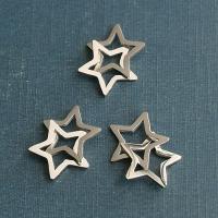 Stainless Steel Pendants, 304 Stainless Steel, Star, plated, DIY, more colors for choice, 17x13mm, Sold By PC