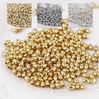 Brass Spacer Beads, plated, DIY, more colors for choice, nickel, lead & cadmium free, 3x5mm, 20PCs/Bag, Sold By Bag