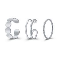 Zinc Alloy Ring Set plated three pieces & fashion jewelry & for woman nickel lead & cadmium free Sold By Set