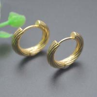 Brass Huggie Hoop Earring, Donut, gold color plated, fashion jewelry & for woman, nickel, lead & cadmium free, 18x22mm, Sold By PC