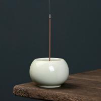 Traditional Ceramic Inserted Burner Incense Seat Porcelain for home and office & durable Sold By PC