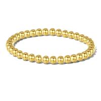 Κοσμήματα από ανοξείδωτο χάλυβα βραχιόλι, 304 από ανοξείδωτο χάλυβα, επιχρυσωμένο, κοσμήματα μόδας & διαφορετικά στυλ για την επιλογή & για τη γυναίκα, χρυσαφένιος, Sold Per Περίπου 7.87 inch Strand