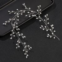 Headband Iron with Seedbead fashion jewelry & for woman nickel lead & cadmium free 350mm Sold By PC