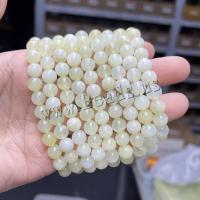 Gemstone Bracelets, Jade New Mountain, Round, polished, fashion jewelry & different size for choice & for woman, Length:Approx 18 cm, Sold By PC