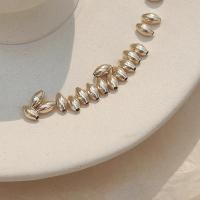 Perles bijoux en laiton, 14K rempli d’or, DIY, protéger l'environnement, sans nickel, plomb et cadmium, 3x5mm, 10PC/lot, Vendu par lot