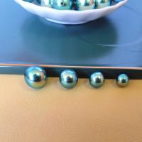 Perline in plastica, perla in plastica, Cerchio, DIY & formato differente per scelta & mezzo foro, verde malachite, 10PC/borsa, Venduto da borsa