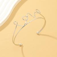 Zinc Alloy Bangle plated fashion jewelry & for woman & hollow nickel lead & cadmium free Inner Approx 90mm Sold By PC
