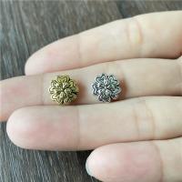Tibetan Style Spacer Beads, Flower, plated, vintage & DIY, more colors for choice, nickel, lead & cadmium free, 10x10mm, Sold By Bag