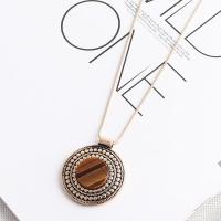 Zinc Alloy smykker halskæde, mode smykker & forskellige materialer til valg & for kvinde, nikkel, bly & cadmium fri, Længde Ca. 22.04 inch, Solgt af PC