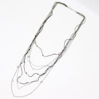 Zinklegierung Pullover Halskette, Modeschmuck & mehrschichtig & für Frau, frei von Nickel, Blei & Kadmium, Länge:ca. 31.49 ZollInch, ca. 40.94 ZollInch, verkauft von PC