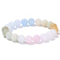 Gemstone Bracelets Morganite Round fashion jewelry & for woman multi-colored Length Approx 18 cm Sold By PC