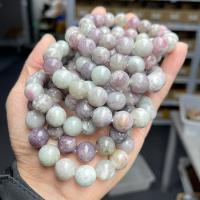 Gemstone Bracelets, Lilac Beads, Round, polished, fashion jewelry & for woman, 12mm, Length:Approx 18 cm, Sold By PC