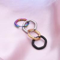 Stainless Steel Huggie Hoop Earring 304 Stainless Steel Hexagon plated fashion jewelry & for woman 11.80mm Sold By Pair