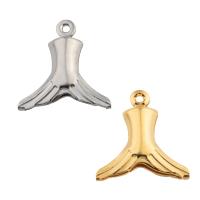 Stainless Steel Pendants 304 Stainless Steel plated DIY Approx 1mm Sold By Lot