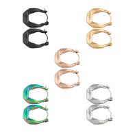 304 Stainless Steel Lever Back Earring, Vacuum Ion Plating, fashion jewelry & for woman, more colors for choice, 21x20x3mm, Sold By Pair