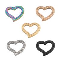 304 rostfritt stål Hänge, Hjärta, mode smycken & Unisex, fler färger för val, 22x22x3mm, Hål:Ca 12x15mm, Säljs av PC
