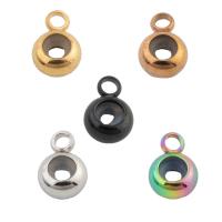 304 Stainless Steel Pendant, Vacuum Ion Plating, fashion jewelry & Unisex, more colors for choice, 8x6x4mm,1x1mm, Hole:Approx 1mm, Sold By PC