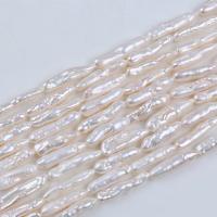 Barok ferskvandskulturperle Beads, Ferskvandsperle, du kan DIY, hvid, 4-8mm, Solgt Per Ca. 36 cm Strand
