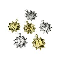Tibetan Style Pendants, plated, vintage & DIY, more colors for choice, nickel, lead & cadmium free, 18x22mm, Sold By Bag