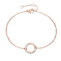Stainless Steel Jewelry Bracelet, 316L Stainless Steel, with 3cm extender chain, Donut, Vacuum Ion Plating, fashion jewelry & for woman & hollow, more colors for choice, nickel, lead & cadmium free, 11mm, Length:Approx 15 cm, Sold By PC