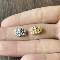 Tibetan Style Spacer Beads, Flower, plated, vintage & DIY, more colors for choice, nickel, lead & cadmium free, 12x9mm, Sold By Bag
