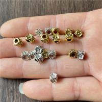 Zinc Alloy Spacer Beads Square plated vintage & DIY nickel lead & cadmium free 5mm Sold By Bag