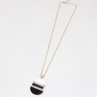 Zinc Alloy Jewelry Necklace with Resin fashion jewelry & for woman nickel lead & cadmium free Length Approx 27.55 Inch Sold By PC