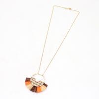 Zinc Alloy Jewelry Necklace with Rafidah Grass fashion jewelry & for woman nickel lead & cadmium free Length Approx 27.55 Inch Sold By PC