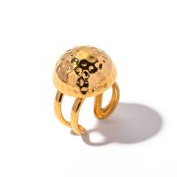 Vinger Ring in edelstaal, 304 roestvrij staal, 18K verguld, mode sieraden & voor vrouw, gouden, Verkocht door PC