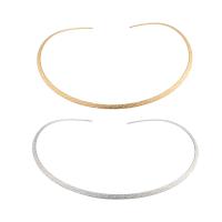 304 Stainless Steel Collar, Vacuum Ion Plating, fashion jewelry & for woman, more colors for choice, 134x144x2mm, Sold By PC